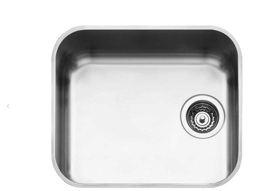 Smeg Light 45 Cm Alba 1 Bowl Undermount Sink, Brushed Stainless Steel Um45