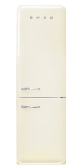 Smeg Cream 50'S Style Fab32rcr6uk 197Cm 60/40 Frost Free Fridge Freezer - C Rated