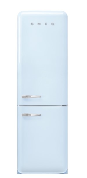 Smeg Blue Fab32rpb6uk Retro Total No Frost Fridge Freezer, 60/40, C Rated
