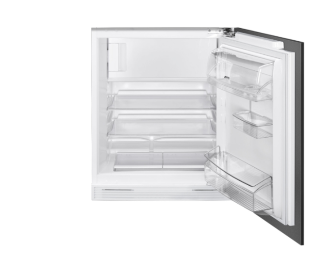 Smeg White/Light Uku8c082de Built-Under Fridge With Ice Box,