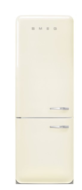 Smeg Cream Fab38lcr6 Free Standing Refrigerator 706 Mm Wide 50'S Style