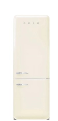 Smeg Cream Free Standing Refrigerator 706 Mm Wide 50'S Style Fab38rcr6
