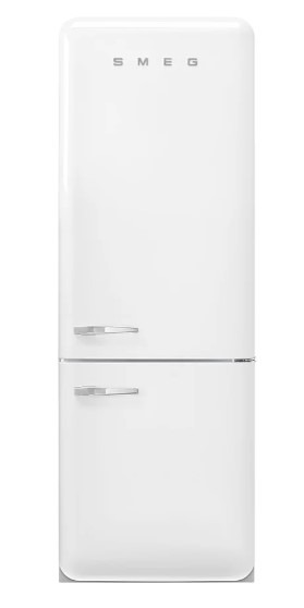 Smeg White Free Standing Refrigerator 706 Mm Wide 50'S Style Fab38rwh6