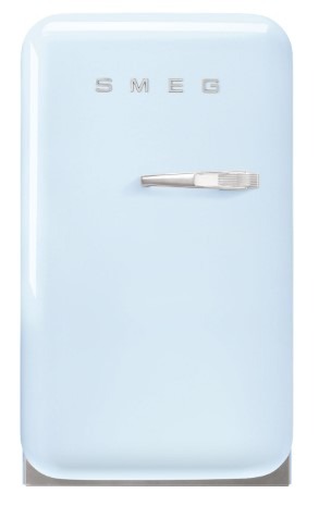 Smeg Blue Free Standing Refrigerator Pastel 404 Mm Wide 50'S Style Fab5lpb6