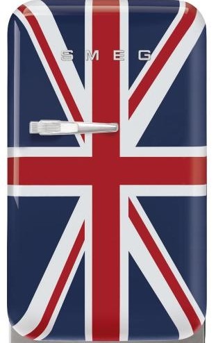 Smeg Dark/Green Fab5rduj6 Free Standing Refrigerator Decorated / Special 404 Mm Wide 50'S Style