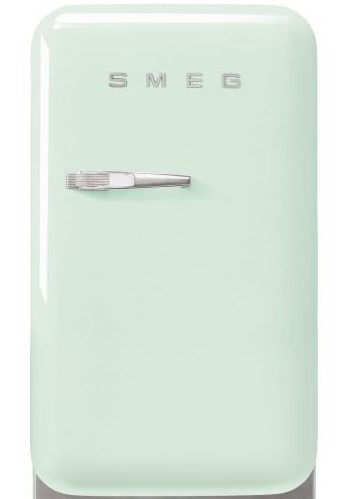 Smeg Green Fab5rpg6 Free Standing Refrigerator Pastel 404 Mm Wide 50'S Style