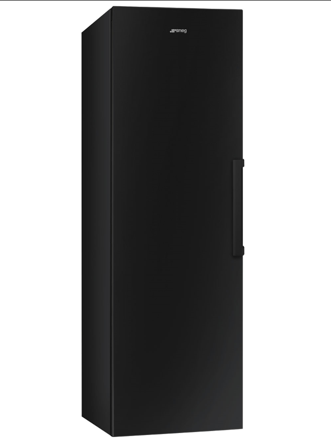 Smeg Black Ukff18en2hb - Freestanding Frost Free Freezer