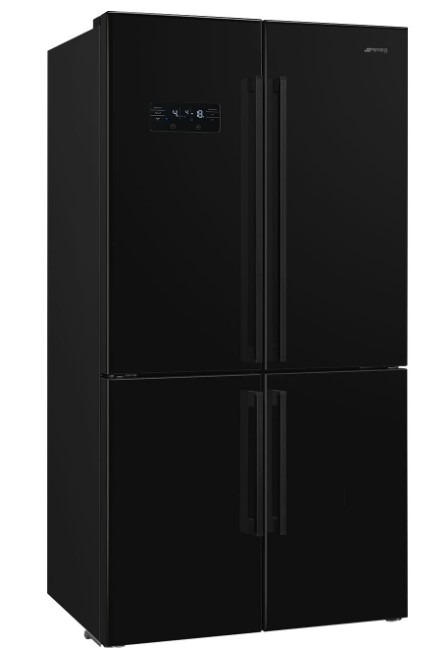 Smeg FQ60NDE American Fridge Freezer with 376L Fridge and 196L Freezer in Black - Image 3