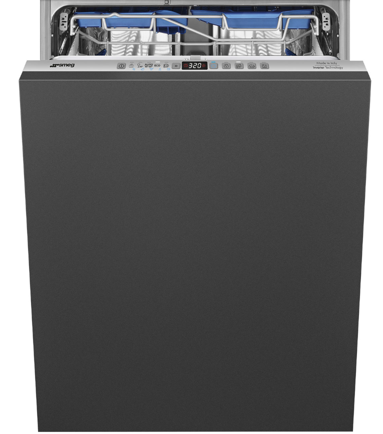 Smeg St323pm 60Cm Semi Professional Built In Dishwasher With 14 Place Settings