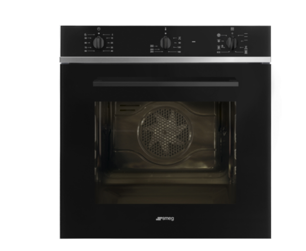Smeg Black Sf64m3tb Cucina Built-In Electric Single Oven