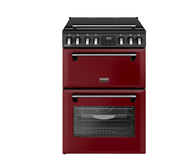 Stoves Red/Black Dx Mra Rich 60Ei Rty Gar Induction Electric Cooker With Double Oven,