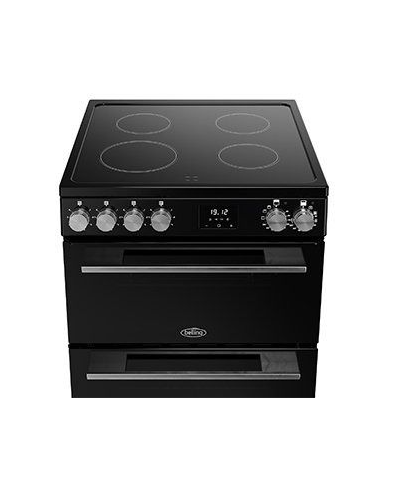 Belling Black/Silver Prov Bel Fsa Vision 60Ei Bss 60Cm Electric Induction Twin Oven Cooker - Steel
