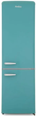 Amica Blue Fkr29653deb - Duck Egg Fridge Freezer - 181L/63L - F Energy