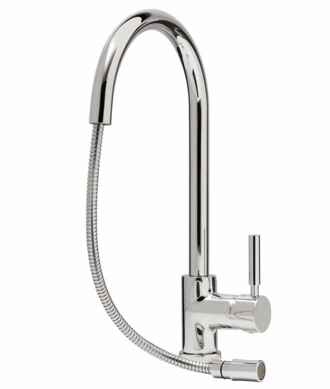 Caple Aspen Pull-Out Tap Polished Chrome Taps