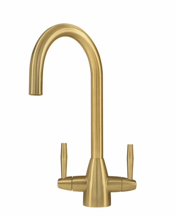 Caple Gold Avel Dual Lever Tap Ave2/Gd