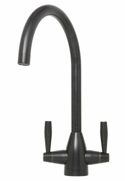Caple Avel Dual Lever Tap Blackened Copper Ave4/Bc