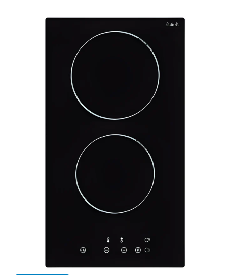 Cata Black Cul30tc 30Cm 2 Zone Ceramic Domino Hob - Frameless