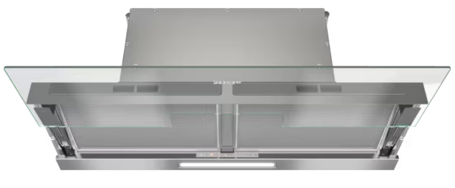 Miele Gold Slimline Cooker Hood Das 4940 Transp. Glass