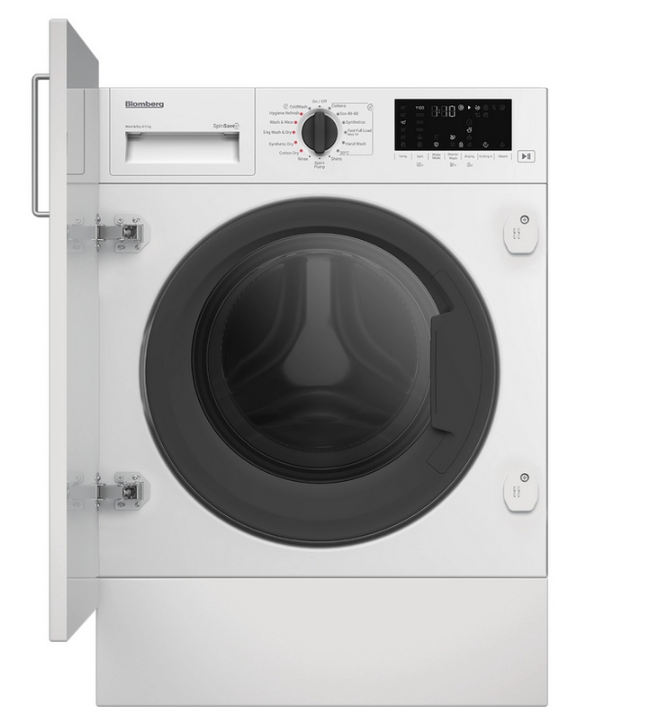 Blomberg White Lri1854111 Integrated 8Kg/5Kg 1400 Spin Washer Dryer