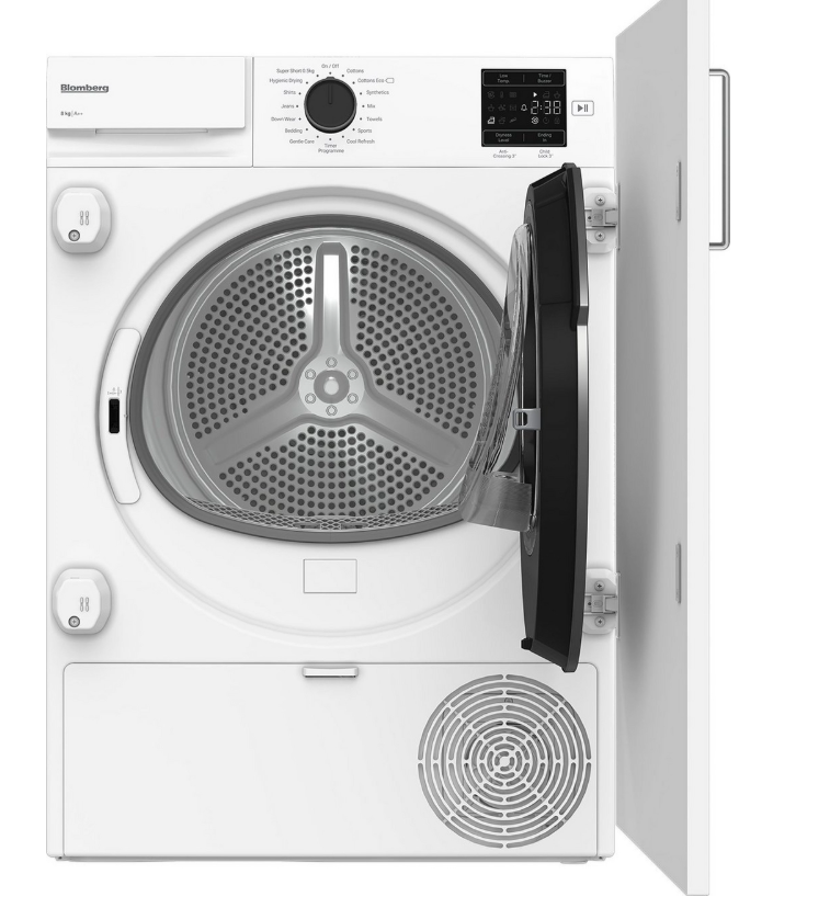 Blomberg White Ltdip08310 8Kg Integrated Heat Pump Tumble Dryer