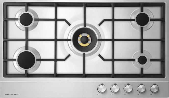 Fisher & Paykel Cg905dngx1 90Cm Gas Hob - Stainless Steel