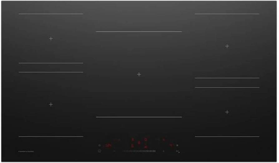 Fisher & Paykel Black Ci905ctb2 5 Zone 90Cm Induction Hob - Glass