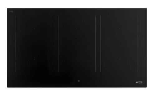 Smeg Black Sim3964n - 90Cm Vented Hob - 6 Cooking Zones - Induction