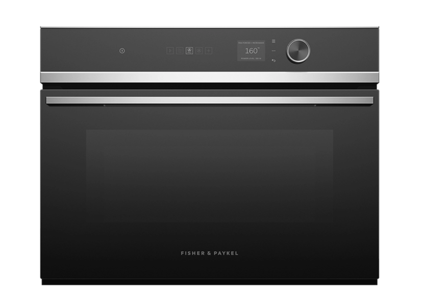 Fisher & Paykel Light Om60ndlx1 Built In Combination Microwave Oven - Stainless Steel