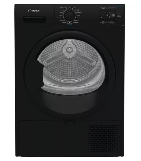 Indesit Black C Ysd 82D Bb Uk - 8Kg Heat Pump Tumble Dryer