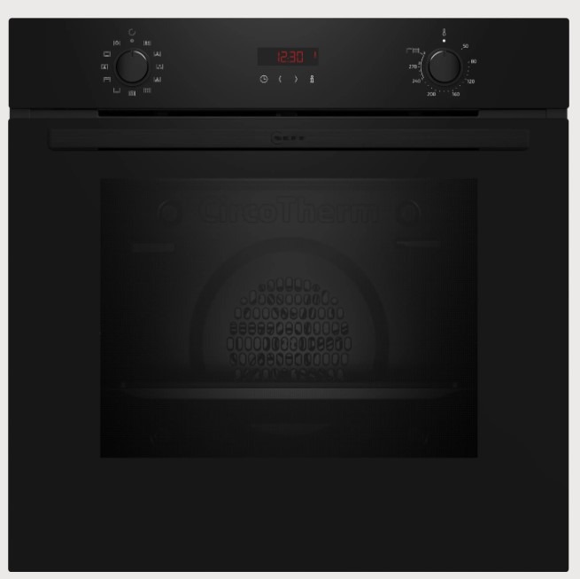 Neff Black B2dcg7ak3b 59.4Cm Built In Electric Single Oven