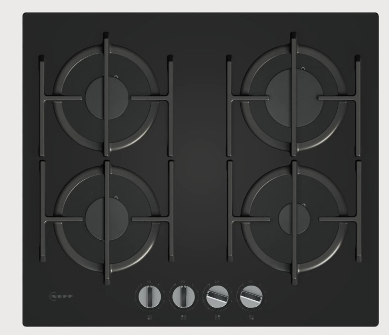 Neff Black T26pip4s0 59Cm Gas Hob