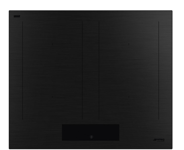 Smeg Black Sim3644mb 60Cm 4 Zone Multizone Induction Hob