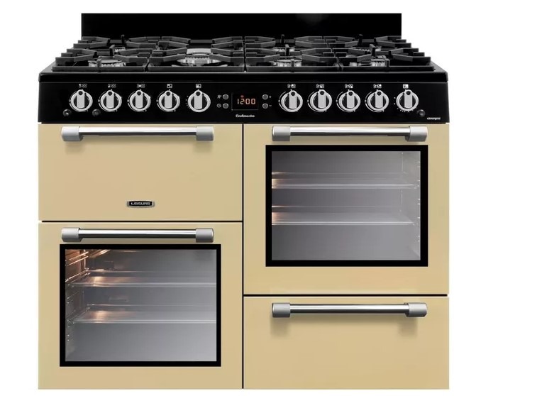 Leisure Cream Cookmaster Ck100g232c 100 Cm Gas Range Cooker