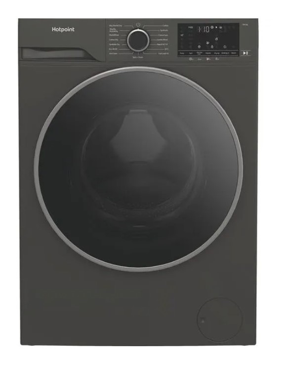 Hotpoint Hbd8680antistainuk Antistain 8Kg Wash/6Kg Dry Washer Dryer - Graphite
