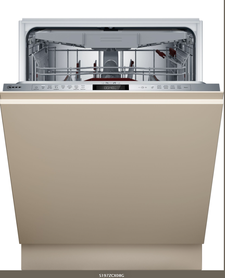 Neff Light N 70, Fully-Integrated Dishwasher, 60 Cm, Variable Hinge S197zcx08g