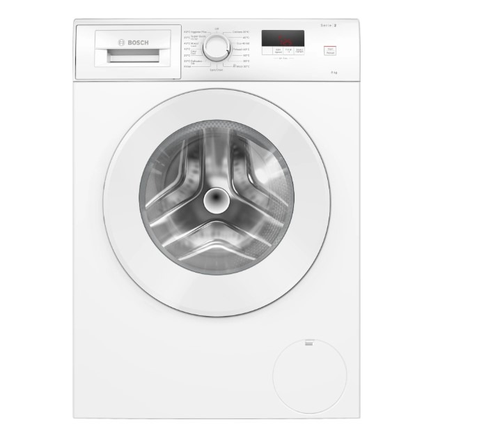 Bosch White Series 2 Washing Machine, Front Loader 8 Kg Max. 1400 Rpm Wge03408gb