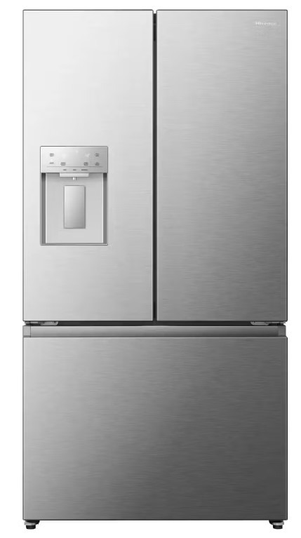 Hisense Silver Rf815n4sese American Fridge Freezer In With Ice & Water Plumbed Frost Free