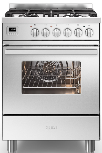Ilve Torino 60Cm Single 60 4 Gas Burners Stainless Steel