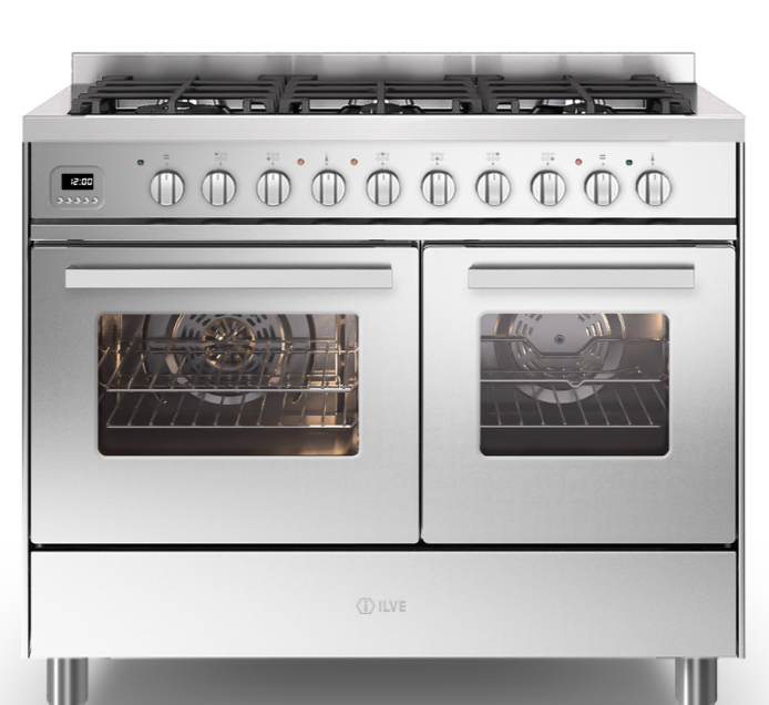 Ilve Torino 100Cm Twin 60/40 6 Burners Stainless Steel