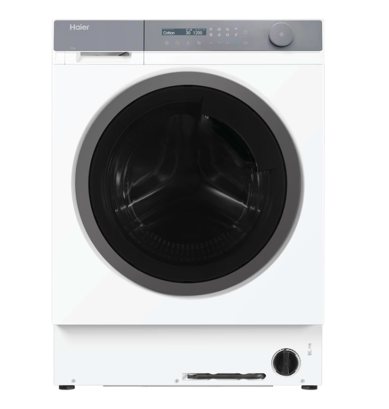 Haier White Hwb100b14858auuk Integrated Washing Machine 10Kg 1400 Rpm