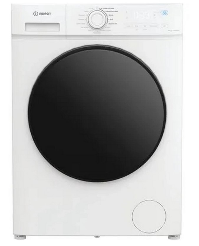Indesit My Time Idma 75624 My Time Uk Washer Dryer With Steam - White - A/D Energy Rating - Image 4