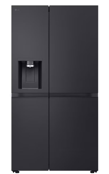 Lg Black 628L Linear Cooling™ American Style Fridge Freezer, Gsle81epbd