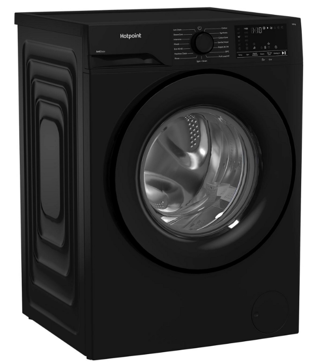 B&Q - Antistain H 101B Anti Stain Uk 10Kg Washing Machine With 1400 RpmBlackA Rated - Image 5