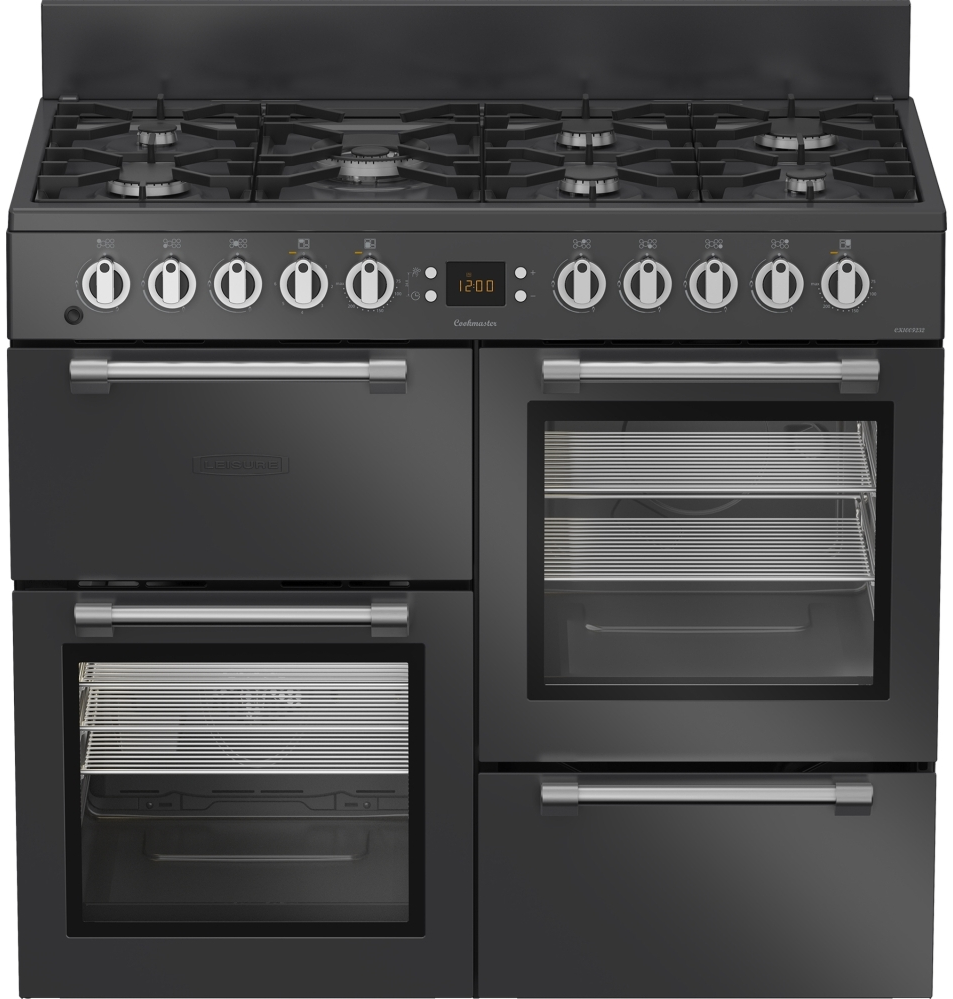 Leisure Anthracite Ck100f232t 100Cm Cookmaster Dual Fuel Range Cooker In