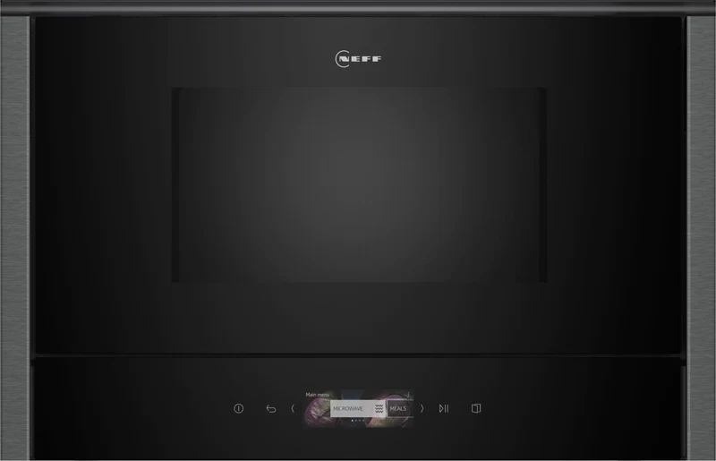 Neff Grey Nl4wr21g1b Built In Microwave - Graphite