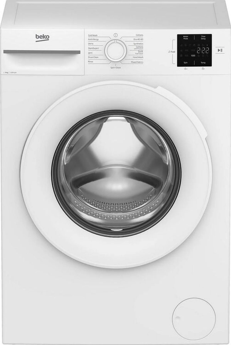 Beko White Bmn3wt3821w 8Kg 1200 Spin Washing Machine