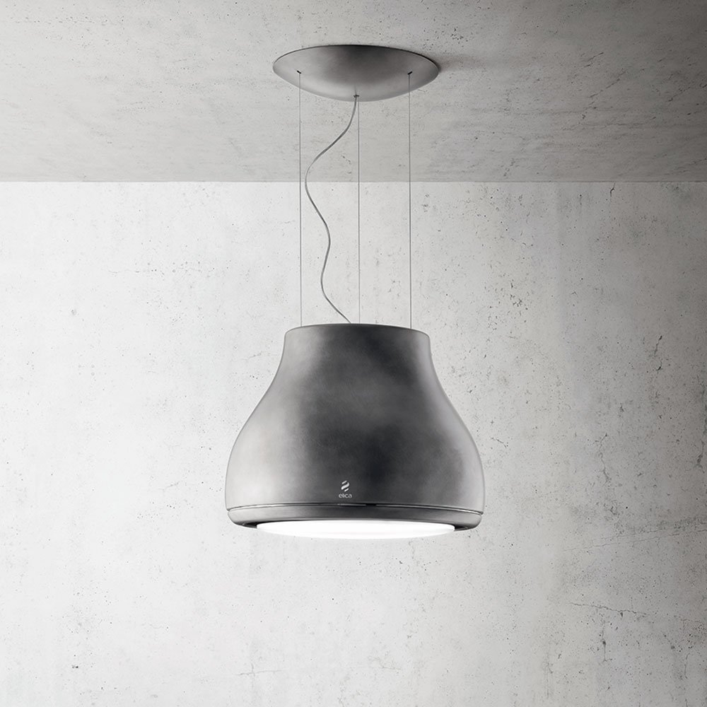 Elica Bronze/Light Shining Peltrox Island Hood