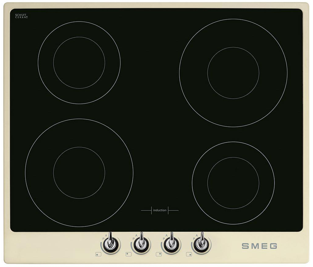 Smeg Cream Si964pm Induction Hob - Frame