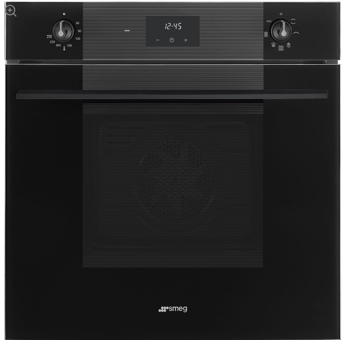 Smeg Black Linea Sf6100vb3 Built In Electric Single Oven