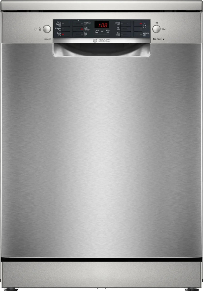 Bosch Silver Series 2 Sms26ai08g Standard Freestanding Dishwasher - Inox - Image 9